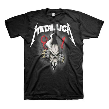 Metallica Unisex T-Shirt: 40th Anniversary Ripper (Black)