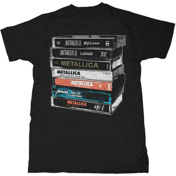 Metallica Unisex T-Shirt: Cassette (Black)