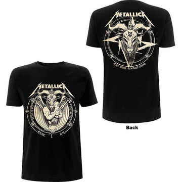 Metallica Unisex T-Shirt: Darkness Son (Black) (Back Print)