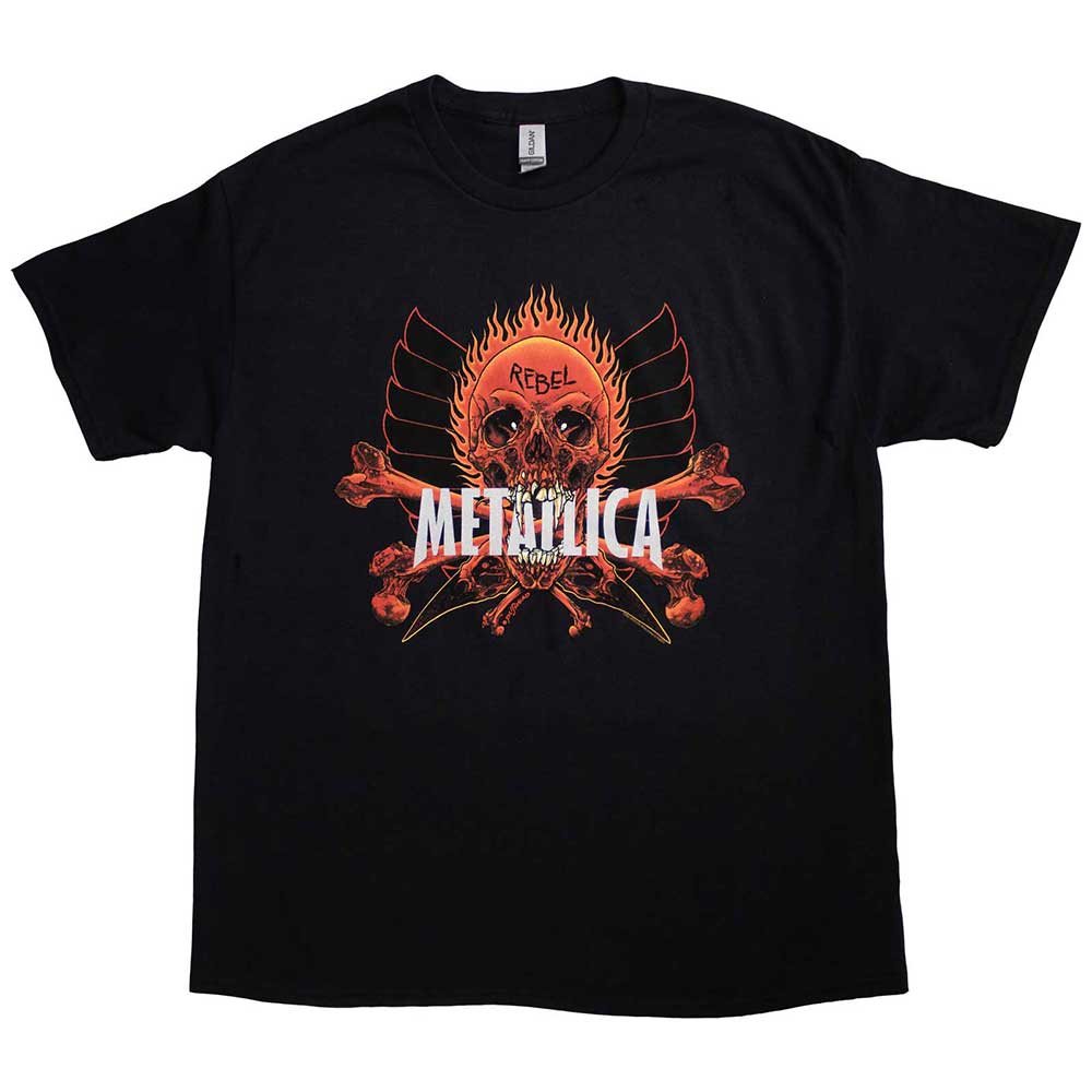 Metallica Unisex T-Shirt: Rebel (Black)