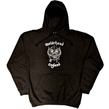Motorhead Unisex Pullover Hoodie: England (Black)