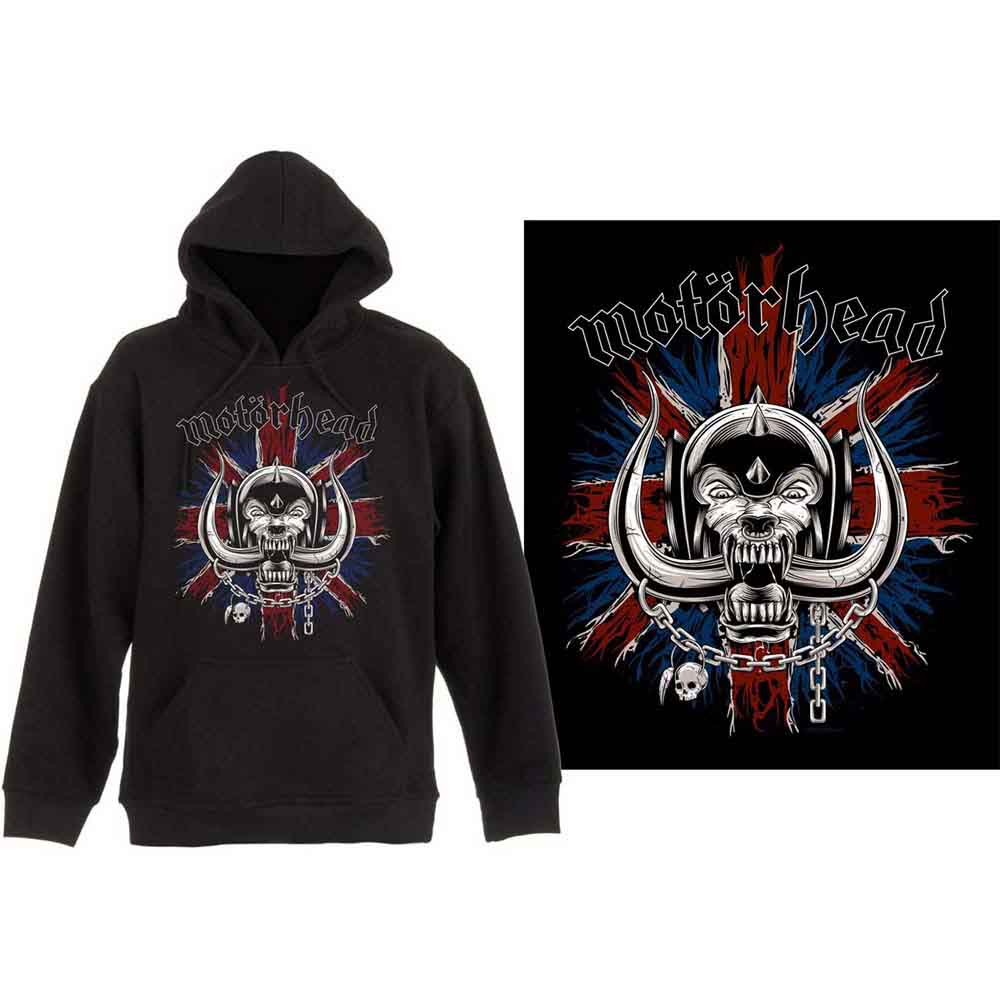 Motorhead Unisex Pullover Hoodie: British Warpig (Black)