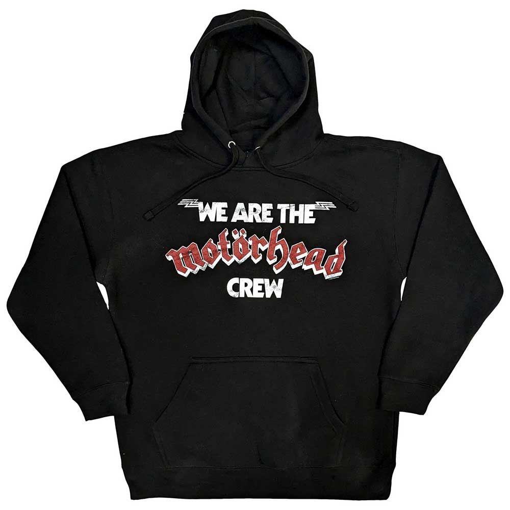 Motorhead Unisex Pullover Hoodie: Crew (Black)