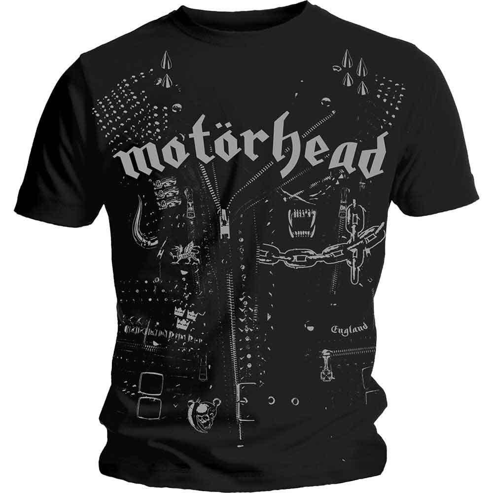 Motorhead Unisex T-Shirt: Leather Jacket (Black)