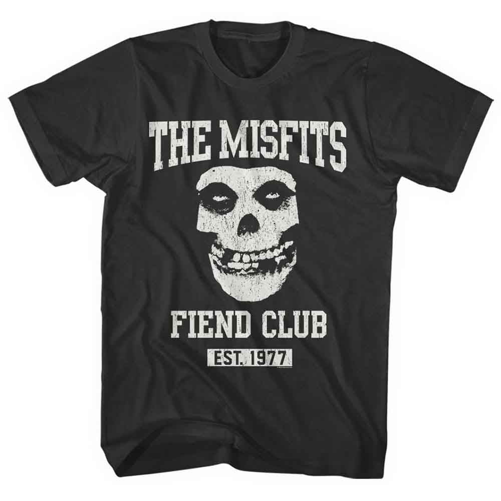 Misfits Unisex T-Shirt: Fiend Club - Black
