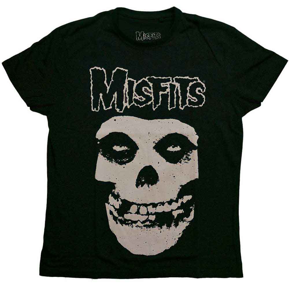 Misfits Unisex T-Shirt: Logo & Fiend (Black)
