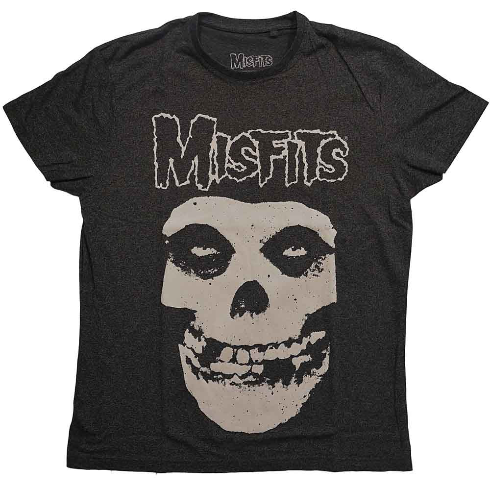 Misfits Unisex T-Shirt: Logo & Fiend (Brindle)