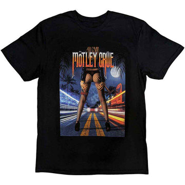 Motley Crue Unisex T-Shirt: Miami (Black)