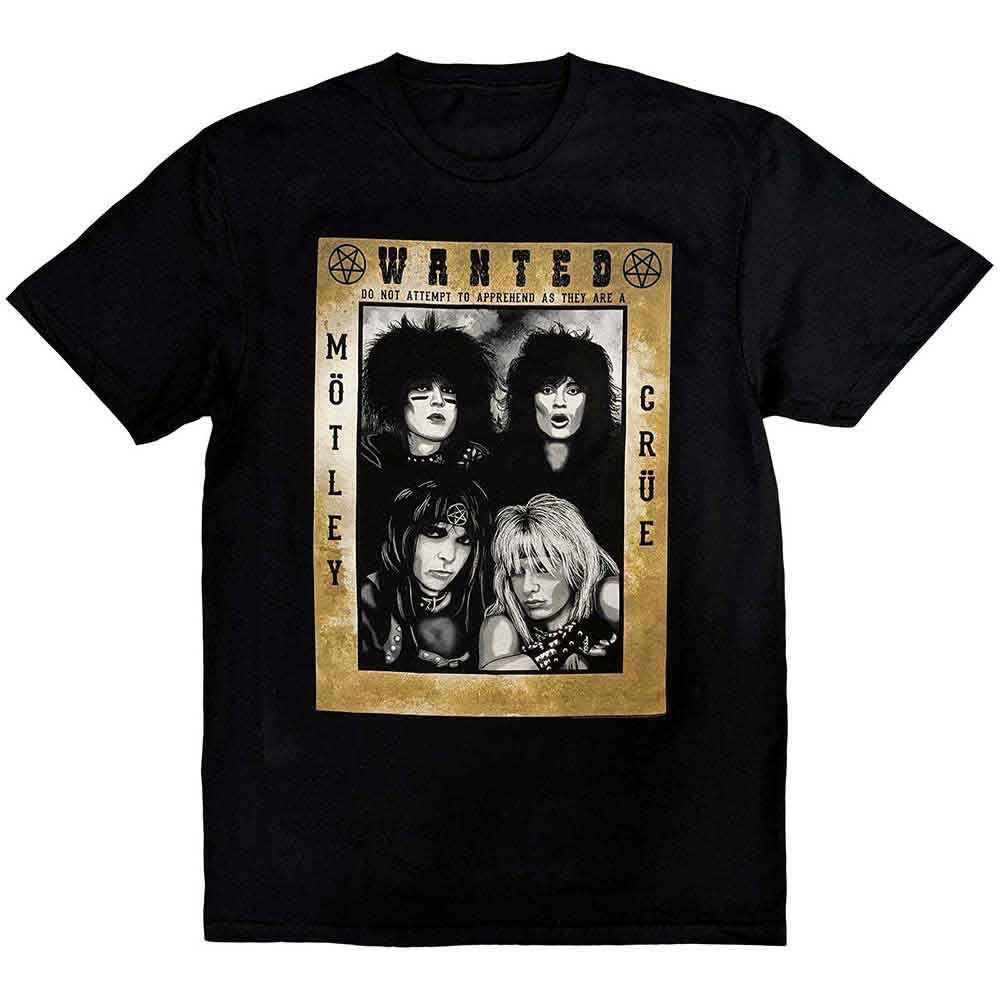 Motley Crue Unisex T-Shirt: Buffalo (Black)