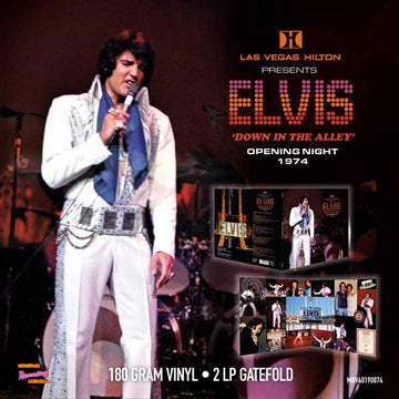 Elvis Presley - Las Vegas - 'Down in the alley' Opening Night 1974 - 2LP - Vinyl