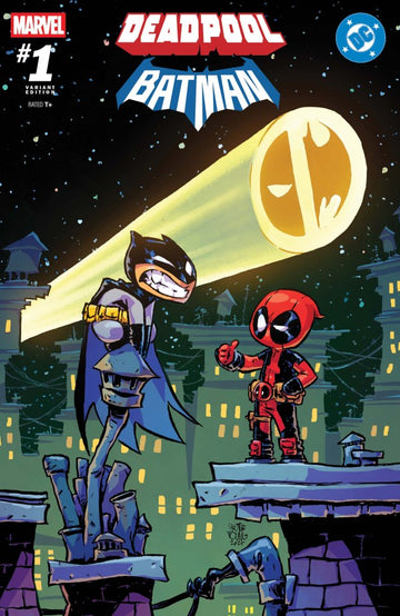 Marvel / DC: Deadpool / Batman #1 - Skottie Young Variant