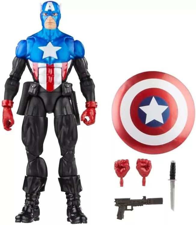 Marvel Legends Series - Captain America (Bucky Barnes) - 15cm Action Figure by Hasbro