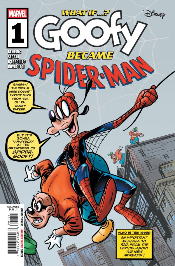 Marvel & Disney: What If...? Goofy Became Spider-Man #1
