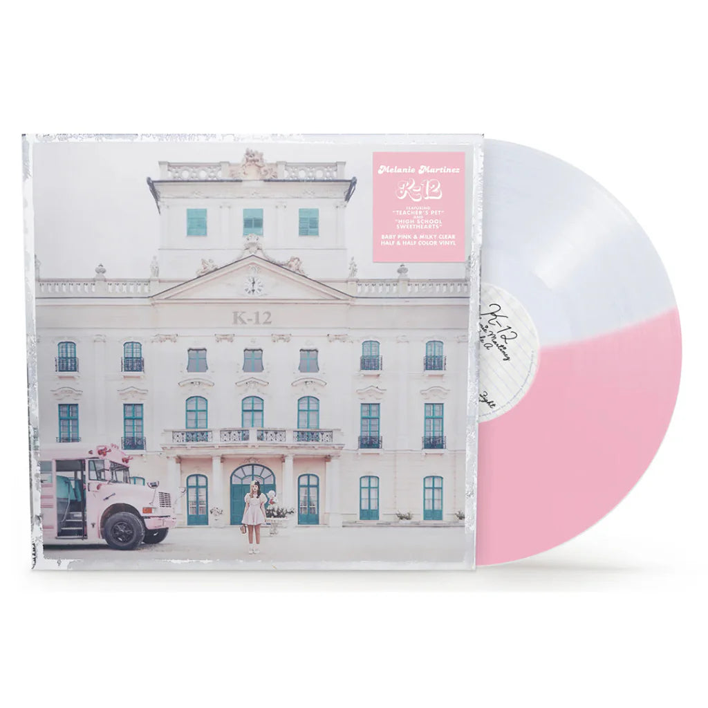 Melanie Martinez - K-12 (Repress with 32-page booklet) - LP - Half Baby Pink / Half Milky Clear Vinyl