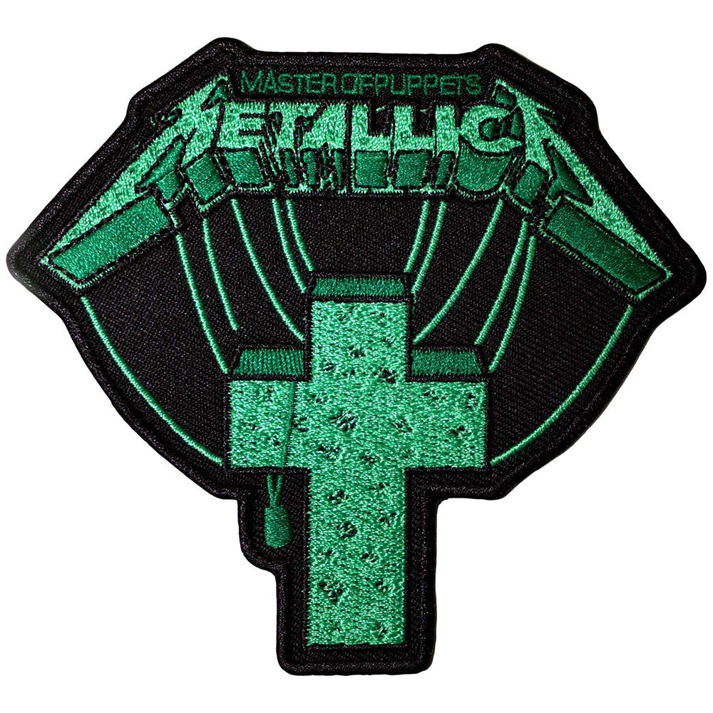 Metallica - Master Of Puppets Green Cross - Patch