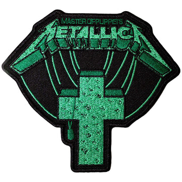 Metallica - Master Of Puppets Green Cross - Patch