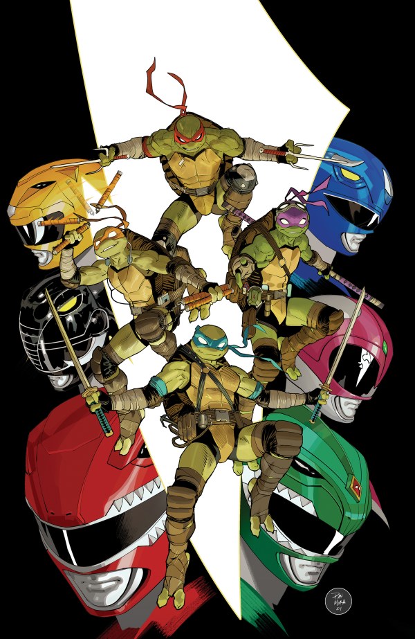 BOOM! - Mighty Morphin Power Rangers / Teenage Mutant Ninja Turtles III #1 - Cover B Dan Mora Variant (Aug 13)