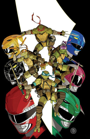 BOOM! - Mighty Morphin Power Rangers / Teenage Mutant Ninja Turtles III #1 - Cover B Dan Mora Variant (Aug 13)