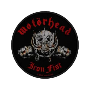 Motorhead  - Iron Fist/Skull - Circular Patch