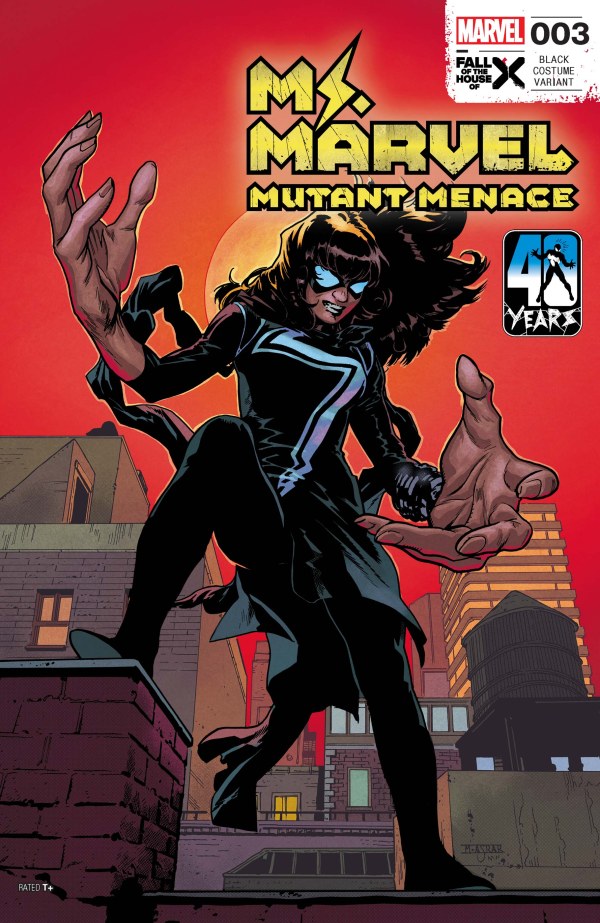 Marvel - Ms. Marvel: Mutant Menace #3 - Mahmud Asrar Black Costume Variant