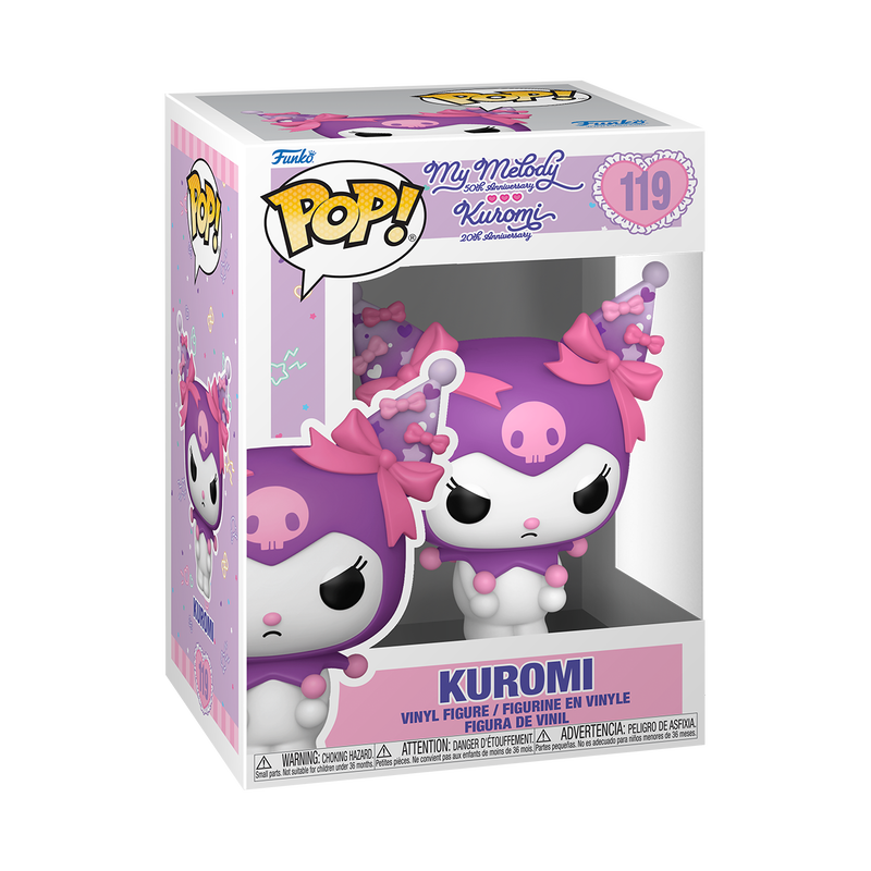 Sanrio - My Melody 50th Anniversary - Kuromi 20th Anniversary - Kuromi (Grumpy) - Funko Pop! (119)