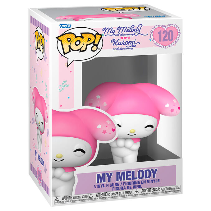 Sanrio - My Melody 50th Anniversary - Kuromi 20th Anniversary - My Melody - Funko Pop! (120)