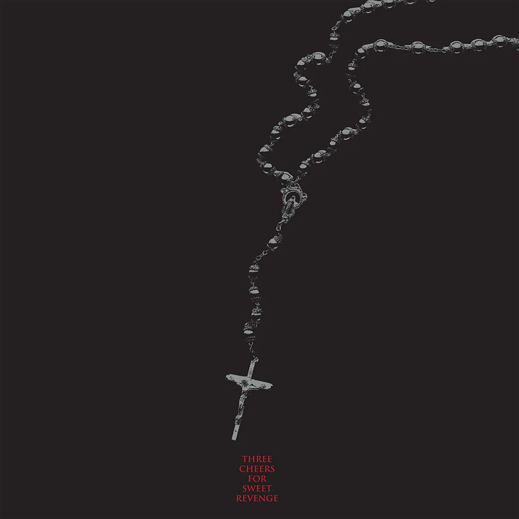 My Chemical Romance - Three Cheers For Sweet Revenge (Deluxe Expanded Edition w/ Etching) - 2LP - Red & Black Marbled Vinyl