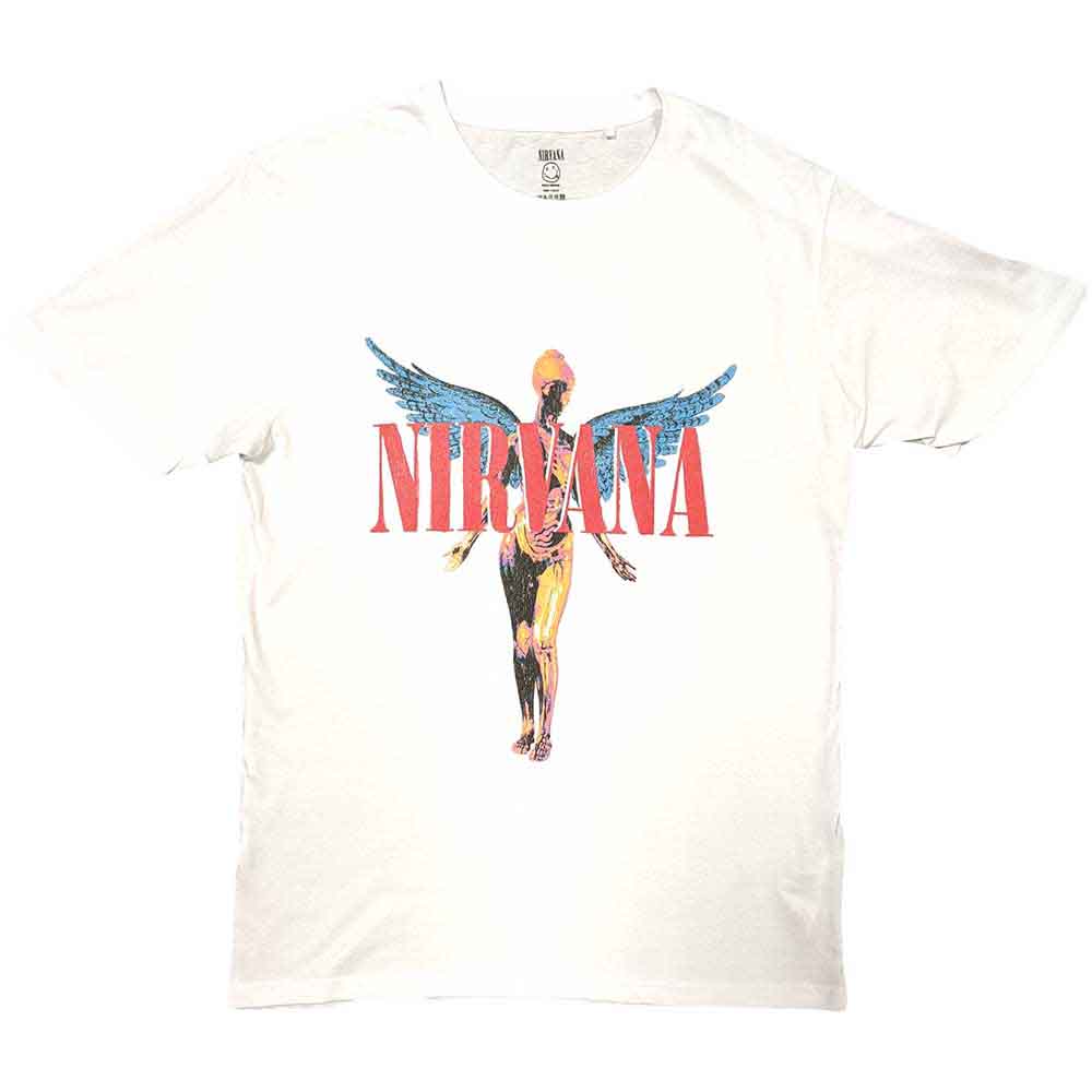 Nirvana Unisex T-Shirt: Angelic (White)