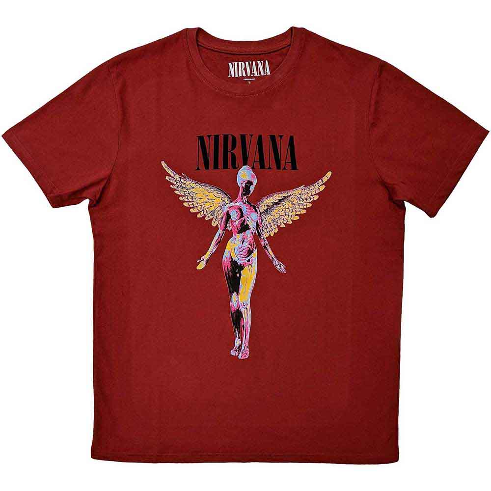 Nirvana Unisex T-Shirt: In Utero (Red)
