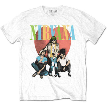 Nirvana Unisex T-Shirt: Trapper Hat (White)