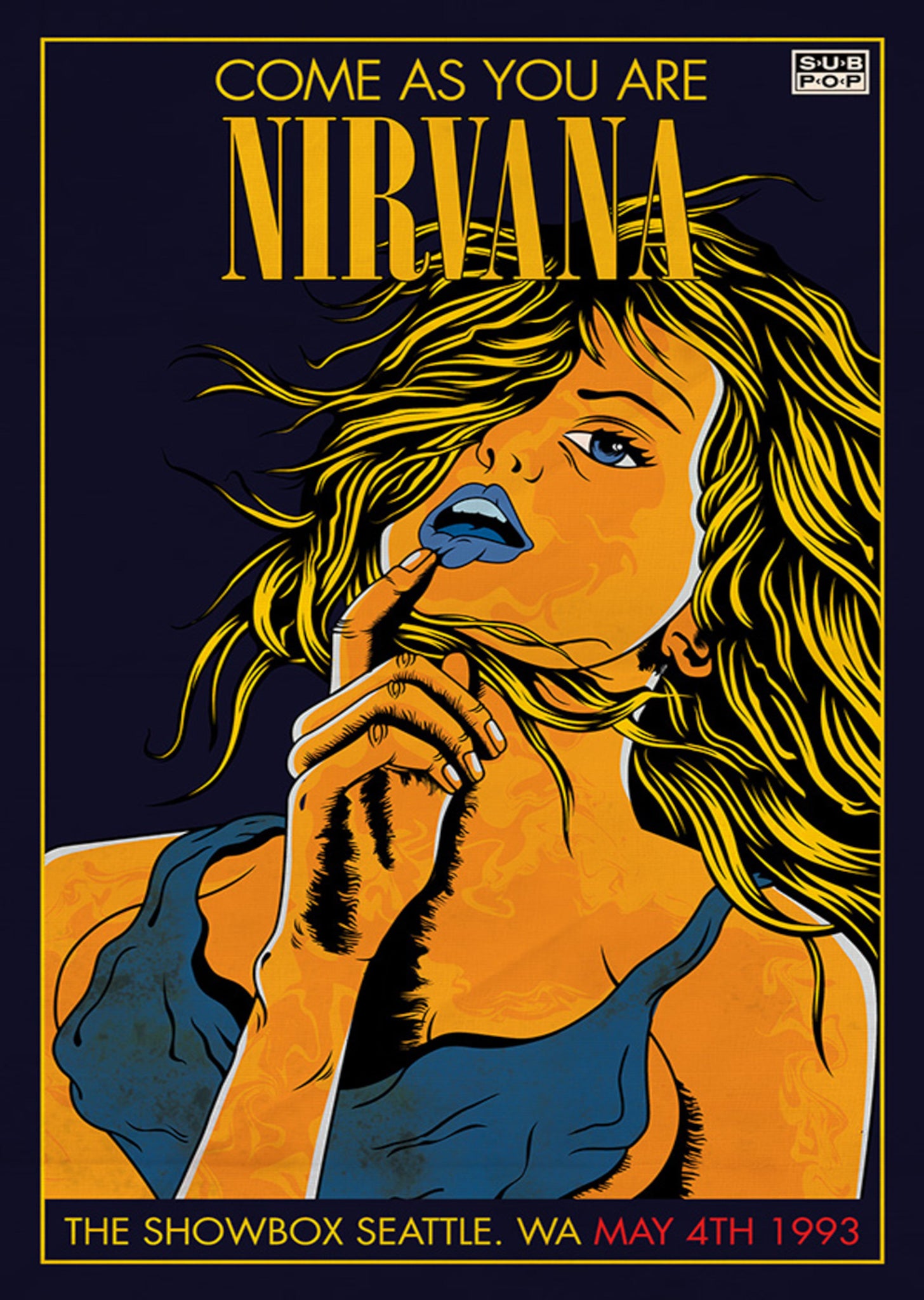 Nirvana - Seattle 1993 - A4 Mini Print/Poster