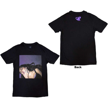 Olivia Rodrigo Unisex T-Shirt: Guts Album Cover (Black) (Back Print)