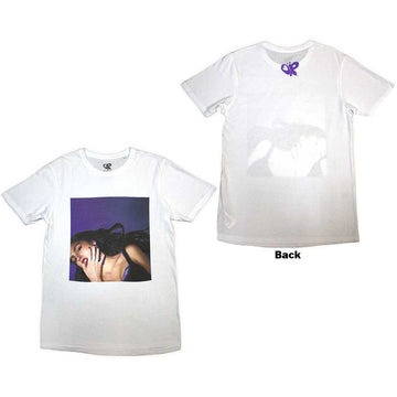 Olivia Rodrigo Unisex T-Shirt: Guts Album Cover (White) (Back Print)