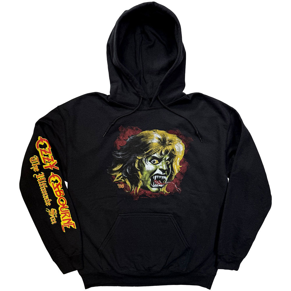 Ozzy Osbourne Unisex Pullover Hoodie: Ozzy Demon (Black)