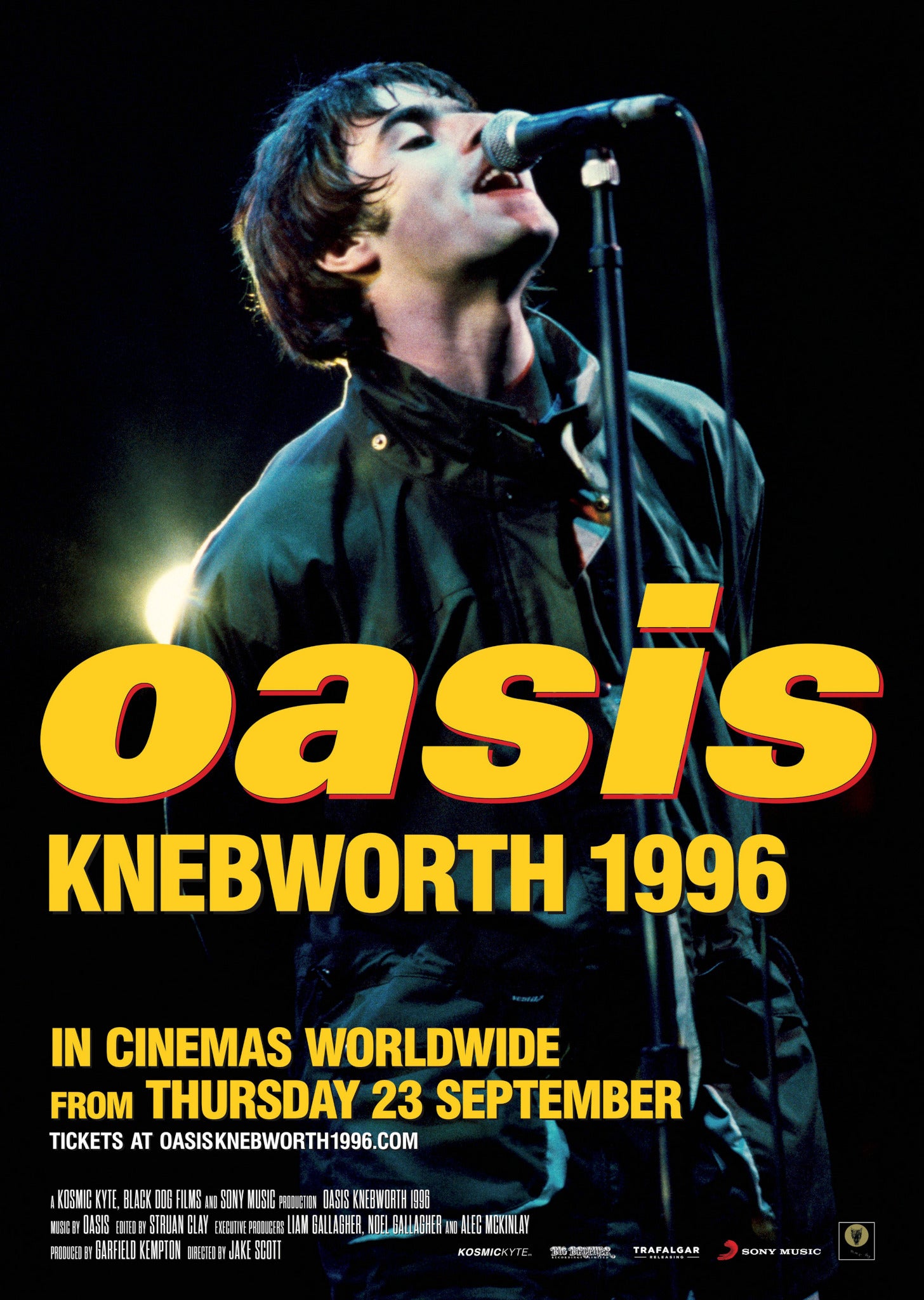 Oasis - Knebworth 1996 - A4 Mini Print/Poster