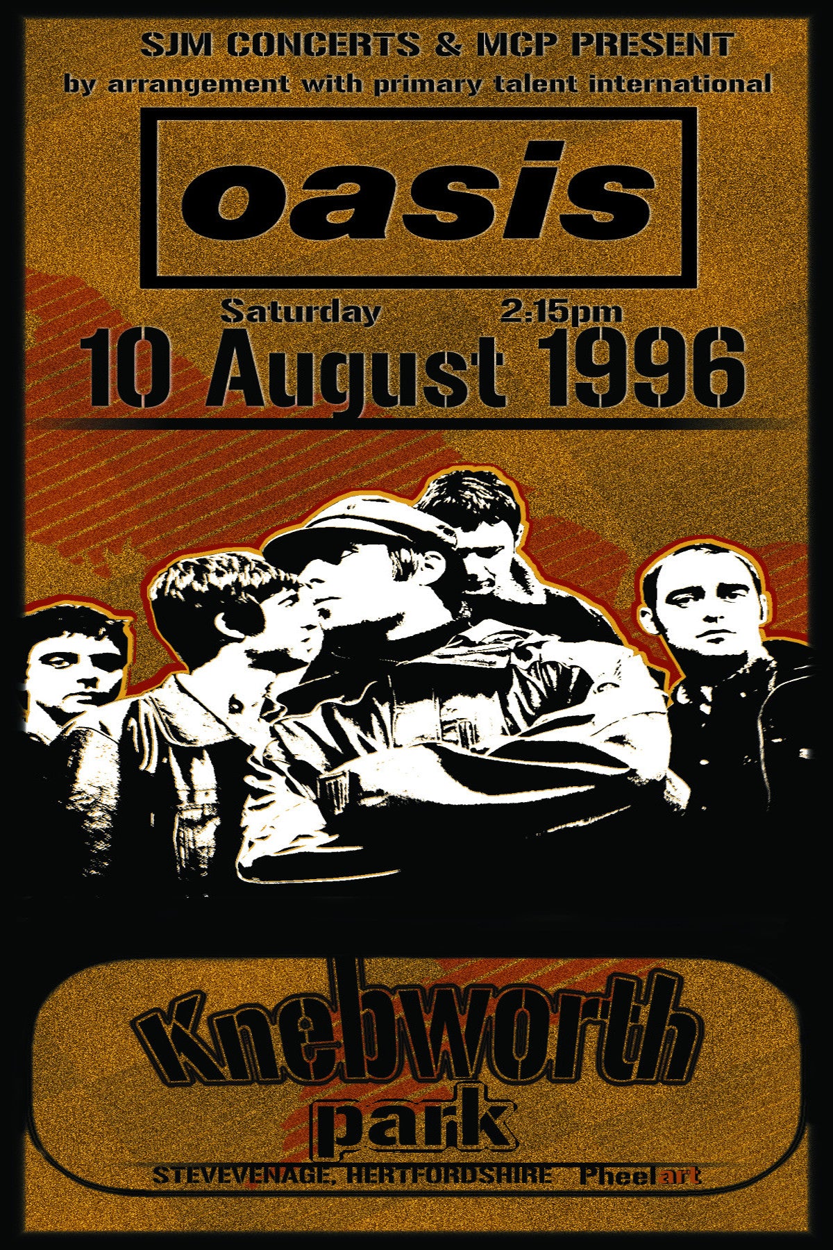 Oasis - Knebworth - Mini Poster B