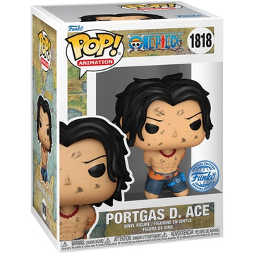 One Piece - Portgas D. Ace (Execution) - Funko Pop! Animation (1818) with PoP! Protector