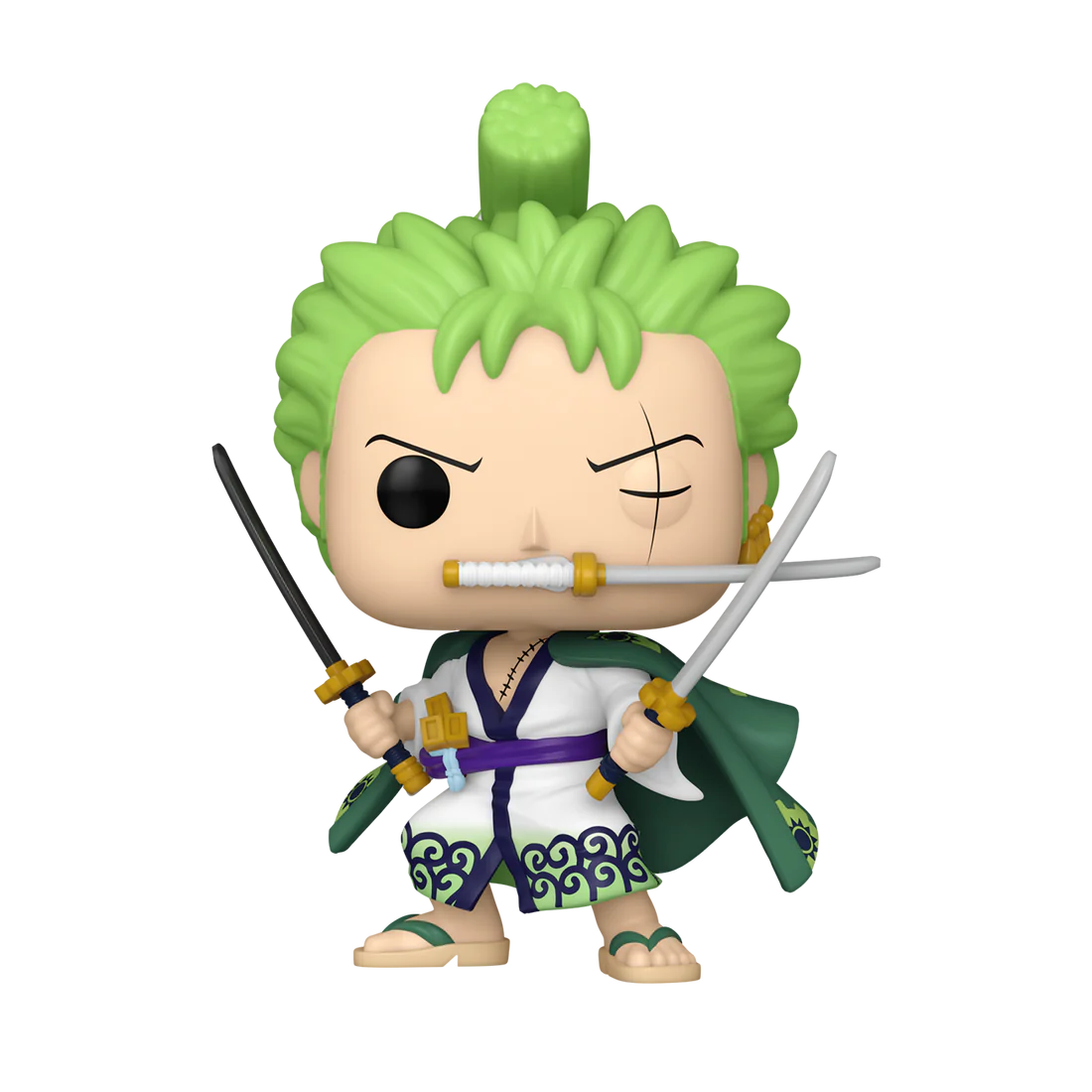 One Piece - Roronoa Zoro (with Swords) - Glow in the Dark Funko Exclusive Pop! Animation (923)
