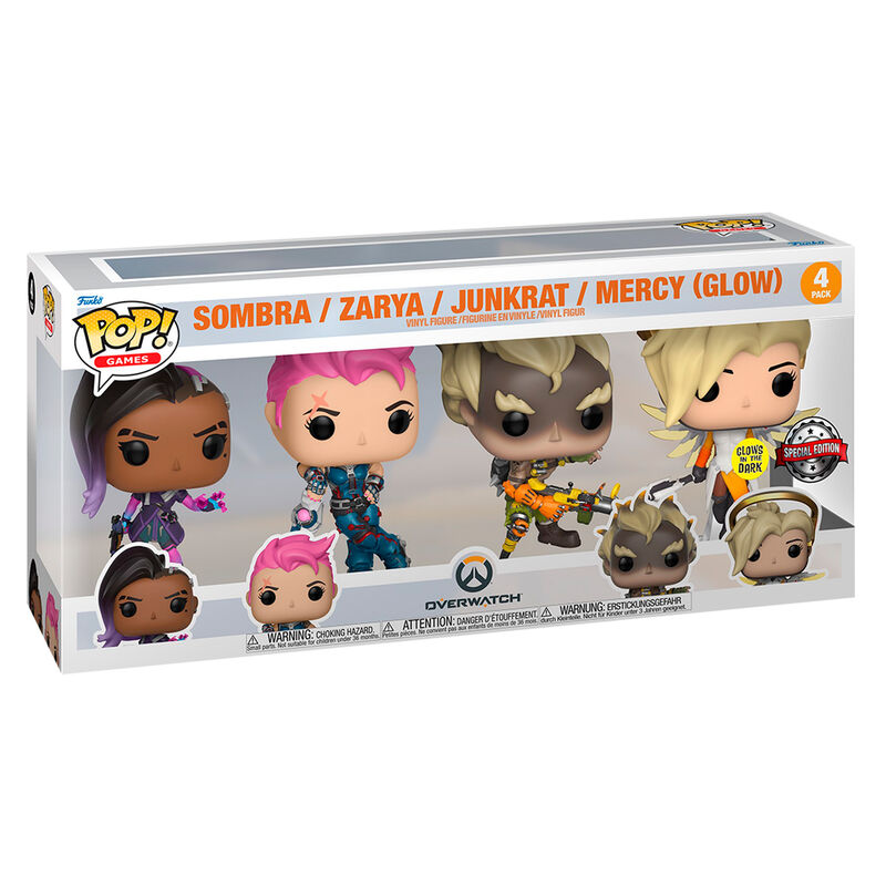 Overwatch - Exclusive 4-Figure Pack - Funko Pop! Games