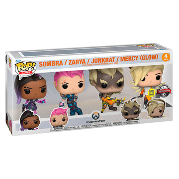 Overwatch - Exclusive 4-Figure Pack - Funko Pop! Games