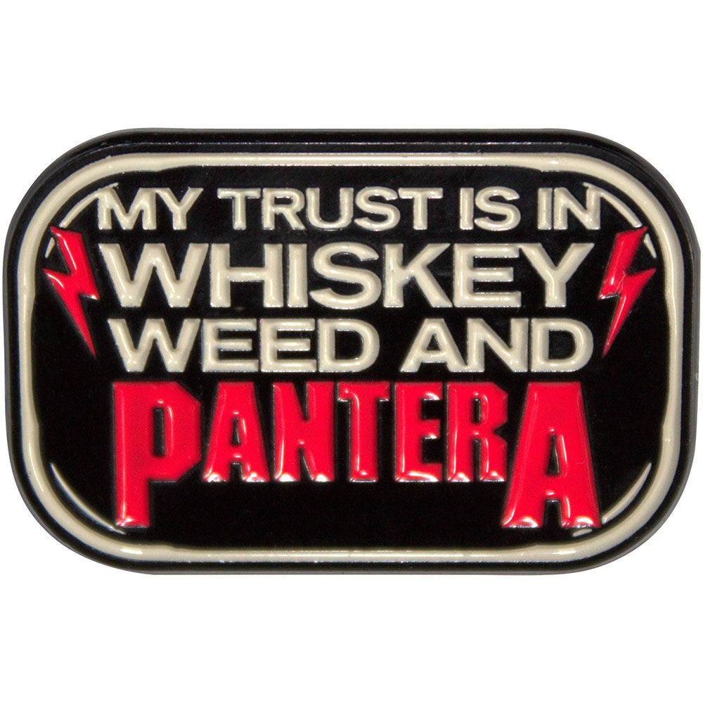 Pantera Pin Badge: Whiskey