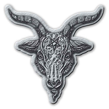 Generic Pin Badge: Baphomet (Die-Cast Relief)