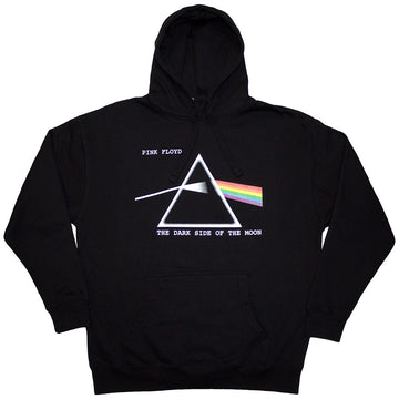 Pink Floyd Unisex Pullover Hoodie: Dark Side of the Moon Courier (Black)