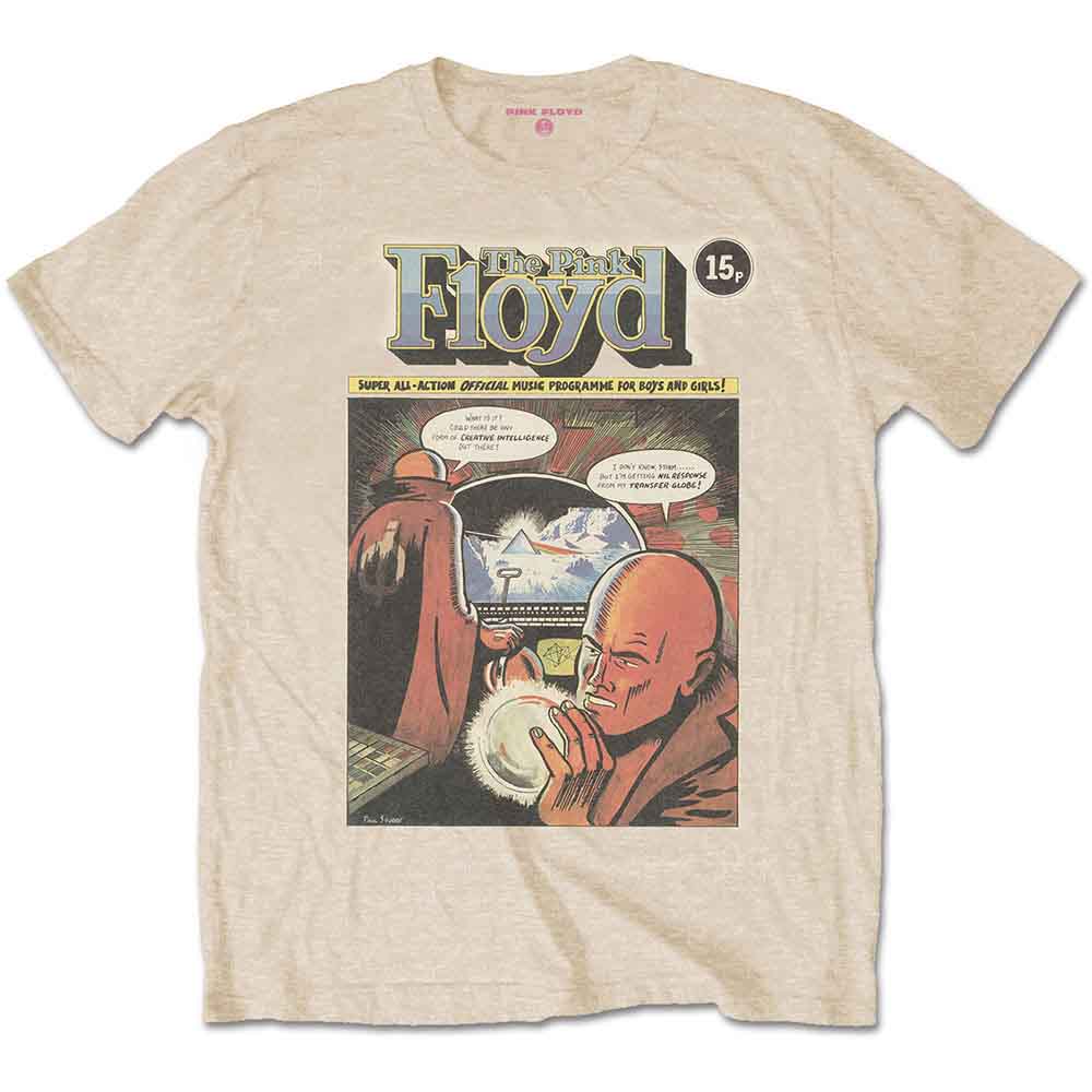 Pink Floyd Unisex T-Shirt: Comic (Sand)