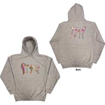 Prince Unisex Pullover Hoodie: 1999 (Grey) (Back Print)
