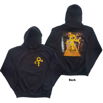 Prince Unisex Pullover Hoodie: Love Symbol (Black) (Back Print)