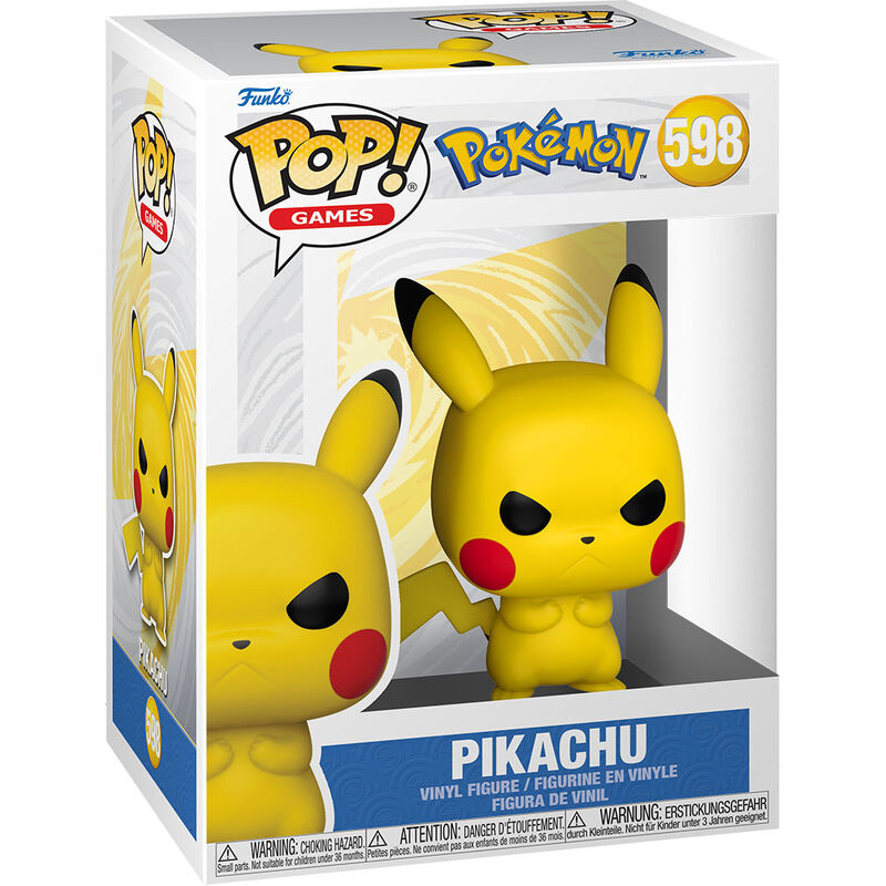 Pokemon - Pikachu (Grumpy Face) - Funko Pop! Games (598)
