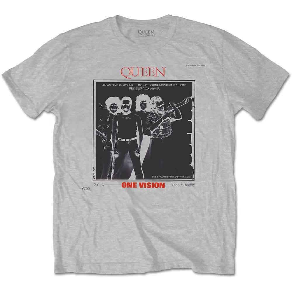 Queen Unisex T-Shirt: Japan Tour '85 (Grey)