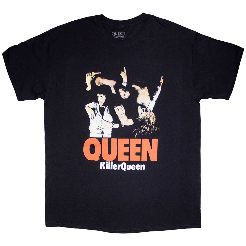 Queen Unisex T-Shirt: Killer Queen (Navy Blue)