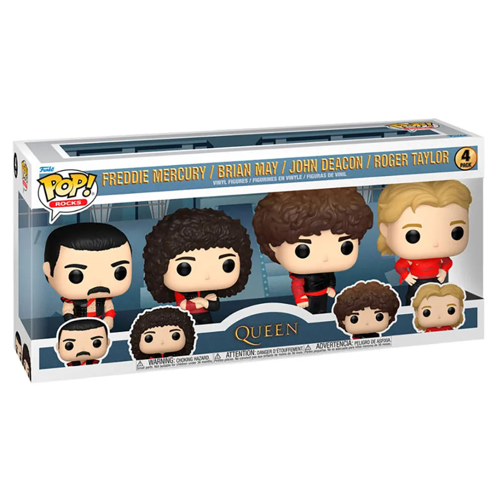 Queen - Radio Gaga - 4er Pack - Funko Pop! Rocks